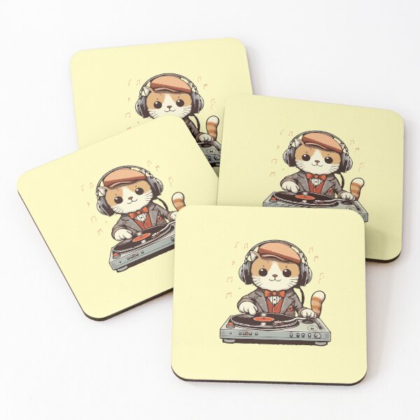 Item preview, Dj Cat kawaii Vintage designed and sold by SOMI SOMI.
