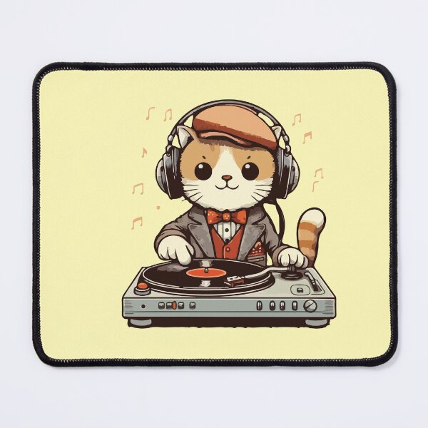 Item preview, Dj Cat kawaii Vintage designed and sold by SOMI SOMI.