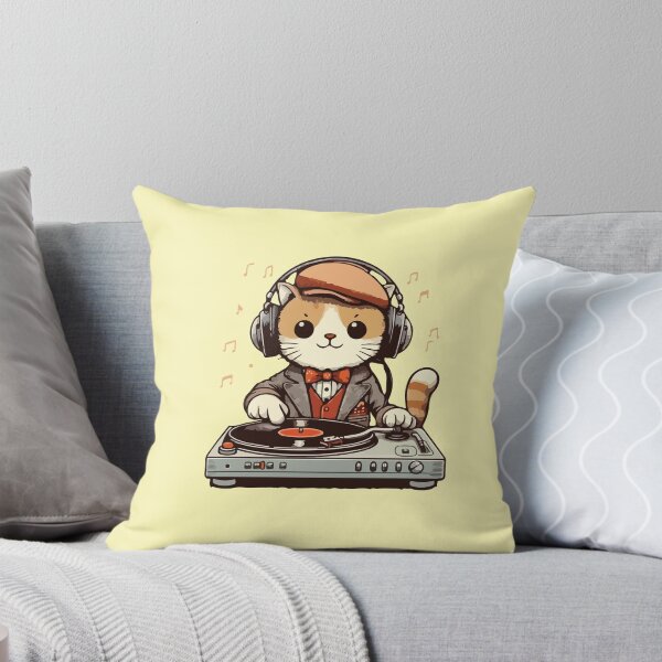 Item preview, Dj Cat kawaii Vintage designed and sold by SOMI SOMI.