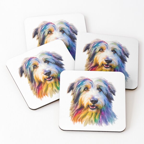 Item preview, Pop-Art Polish Lowland Sheepdog Impressionism  designed and sold by Fredster1966.