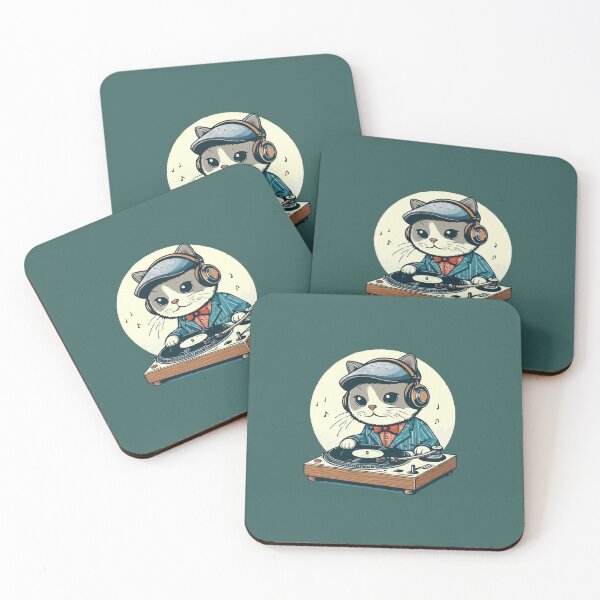 Item preview, Music Lover Cat Vintage designed and sold by SOMI SOMI.