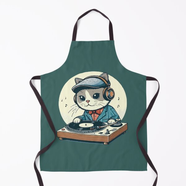 Item preview, Music Lover Cat Vintage designed and sold by SOMI SOMI.