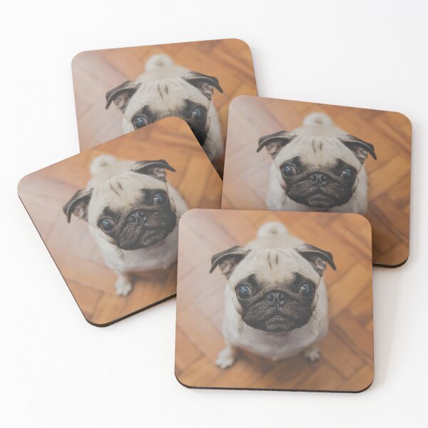 Item preview, Pug Dog Waiting for Food designed and sold by VanGaldo.
