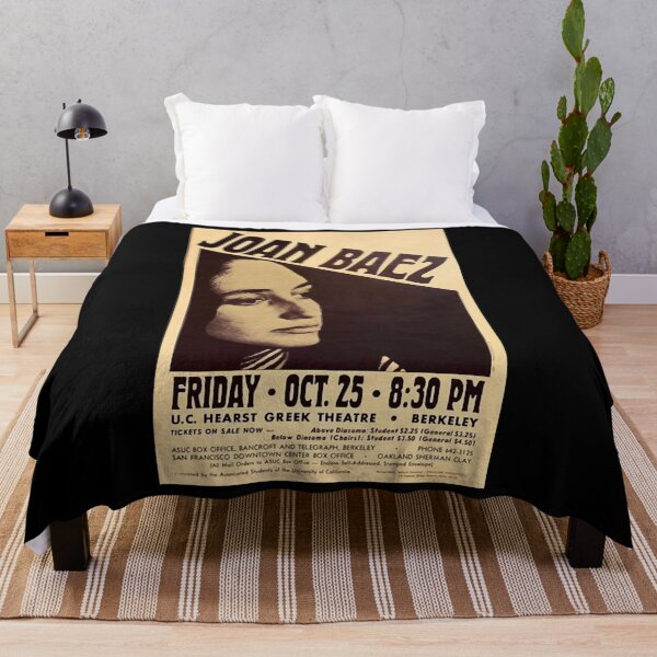 Item preview, Special Present Vintage Joan Baez Concert Gift Movie Fans designed and sold by Banner-Pepins.