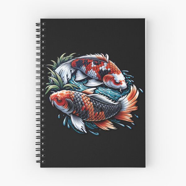 Item preview, Pair of Colorful Koi Fish designed and sold by HippieFarms11.