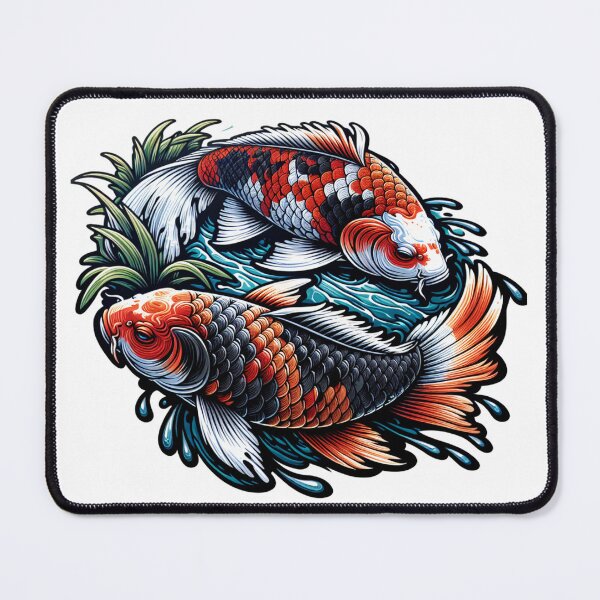 Item preview, Pair of Colorful Koi Fish designed and sold by HippieFarms11.