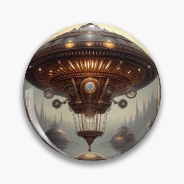 Item preview, Vintage Steampunk Ufo Station designed and sold by TheDarkWardrobe.