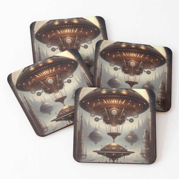 Item preview, Vintage Steampunk Ufo Station designed and sold by TheDarkWardrobe.