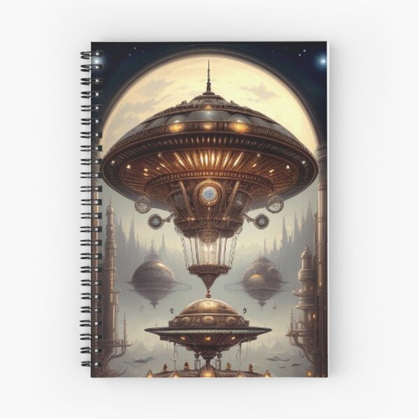 Item preview, Vintage Steampunk Ufo Station designed and sold by TheDarkWardrobe.