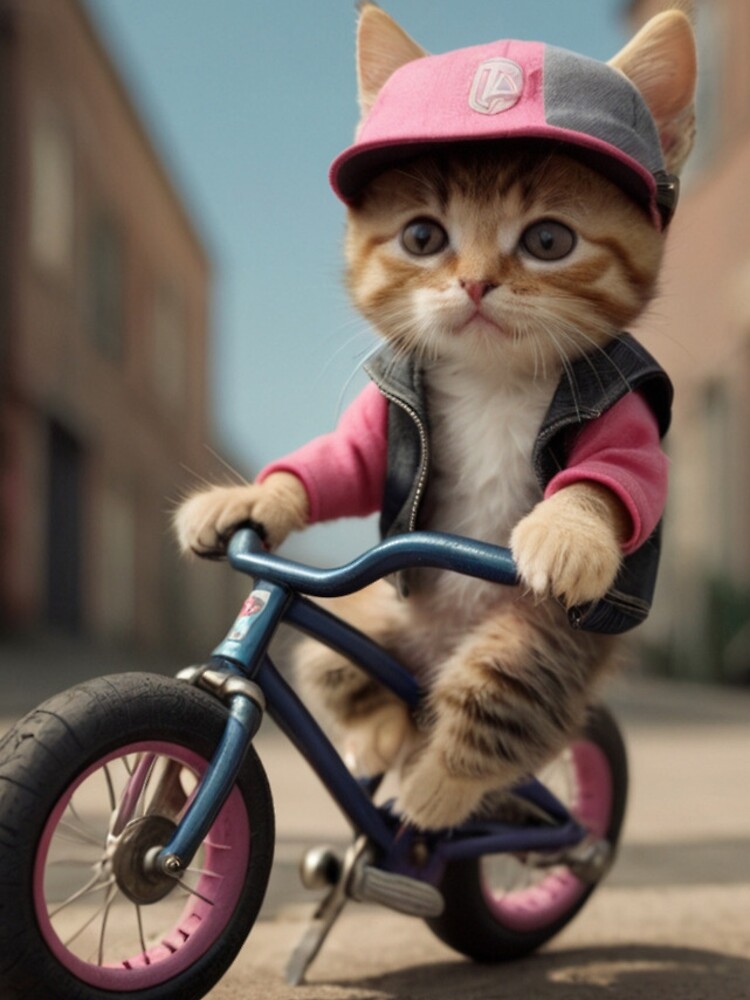 Thumbnail 4 of 4, iPhone Case, Cyclist Rapper Cat designed and sold by ThralStore.