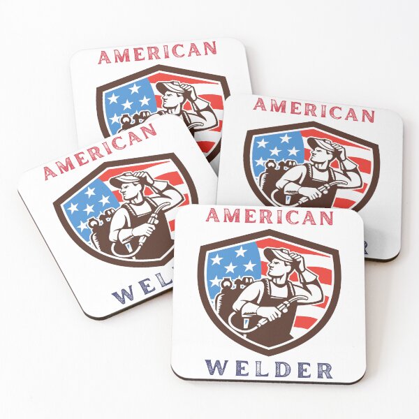 Item preview, American welder, design for welders and welding lovers, gift for beginners or expert welders designed and sold by IronPulseStore.