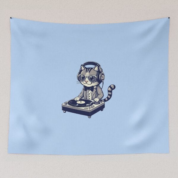 Item preview, Rave Cat Edm Kitten Dj Kitty Vintage designed and sold by SOMI SOMI.