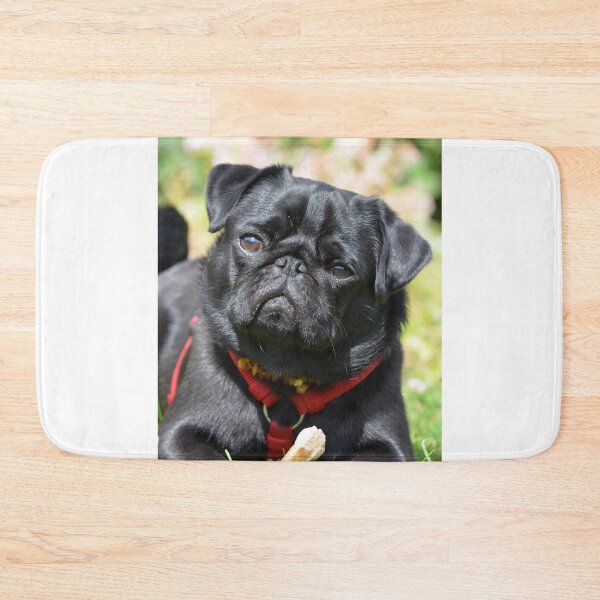 Item preview, Kawaii Black Pug Dog designed and sold by VanGaldo.