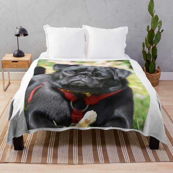 Item preview, Kawaii Black Pug Dog designed and sold by VanGaldo.