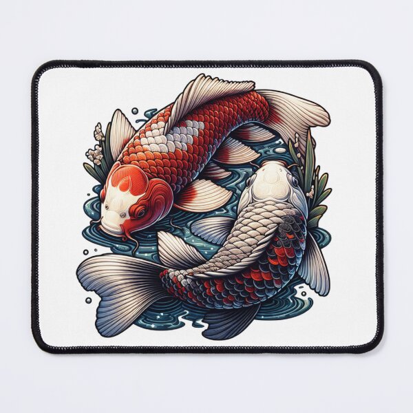 Item preview, Pair of Colorful Koi Fish designed and sold by HippieFarms11.