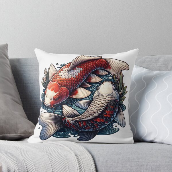 Item preview, Pair of Colorful Koi Fish designed and sold by HippieFarms11.