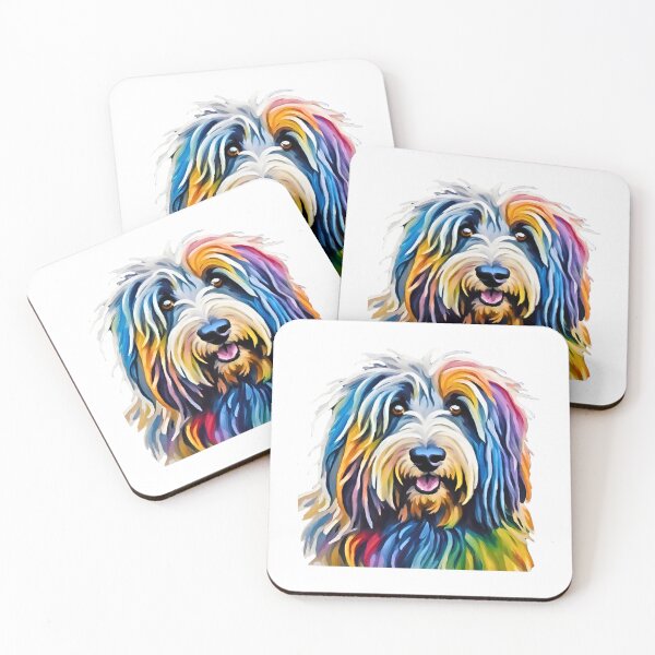 Item preview, Pop-Art Bergamasco Sheepdog Impressionism  designed and sold by Fredster1966.