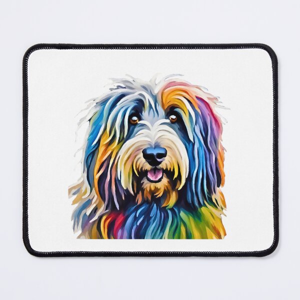 Item preview, Pop-Art Bergamasco Sheepdog Impressionism  designed and sold by Fredster1966.