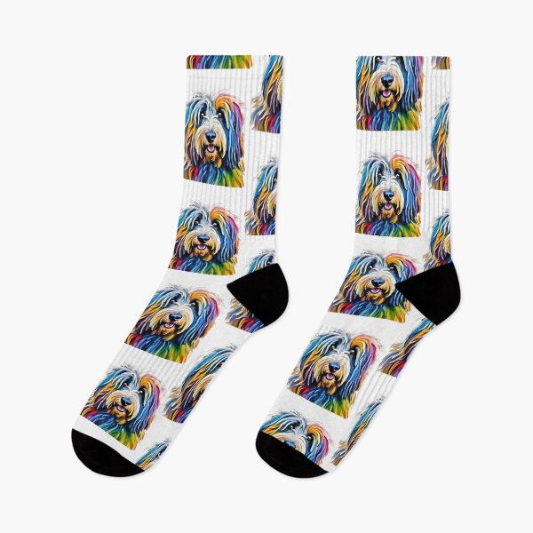 Item preview, Pop-Art Bergamasco Sheepdog Impressionism  designed and sold by Fredster1966.