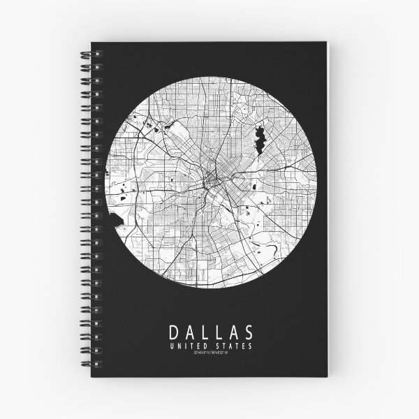 Item preview, Dallas City Map of Texas, USA - Full Moon designed and sold by deMAP.