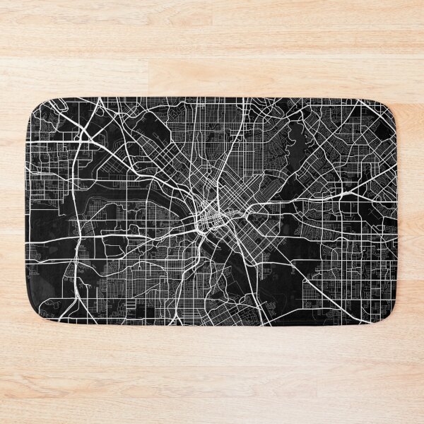 Item preview, Dallas City Map of Texas, USA - Full Moon designed and sold by deMAP.