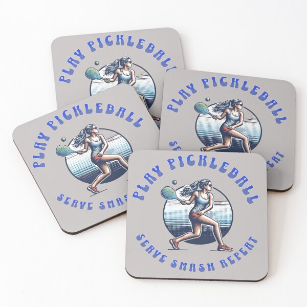 Item preview, Play Pickleball, Serve, Smash, Repeat designed and sold by Katrina Kotlarski.