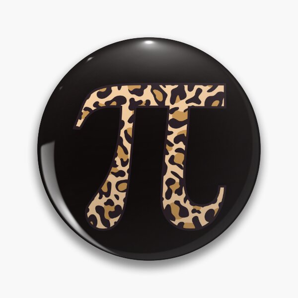 Item preview, Wild Pi: Leopard Print Pi Symbol  designed and sold by Seedcap7.