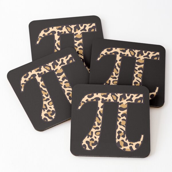 Artikelvorschau, Wild Pi: Pi-Symbol mit Leopardenmuster entworfen und verkauft von Seedcap7.