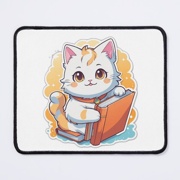 Item preview, Cute Reader Kitty designed and sold by Universe-Aliens.