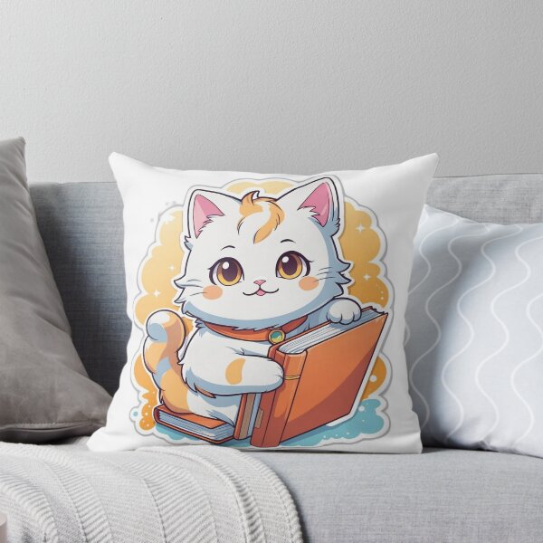 Item preview, Cute Reader Kitty designed and sold by Universe-Aliens.