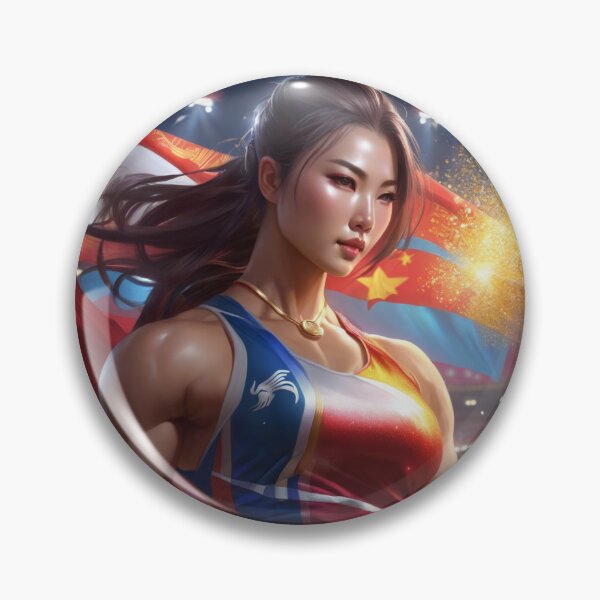 Item preview, Chinese Discus Thrower designed and sold by Toonlympics.
