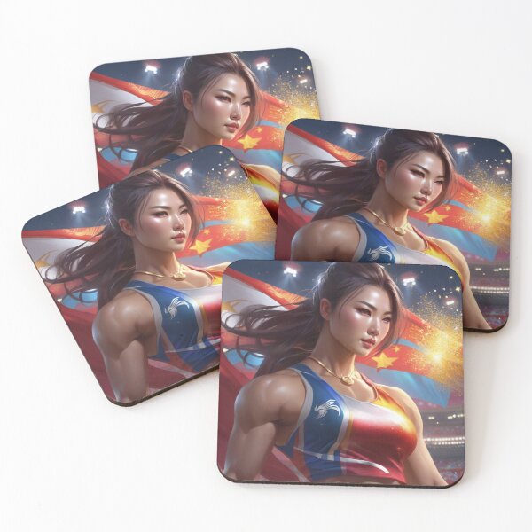 Item preview, Chinese Discus Thrower designed and sold by Toonlympics.