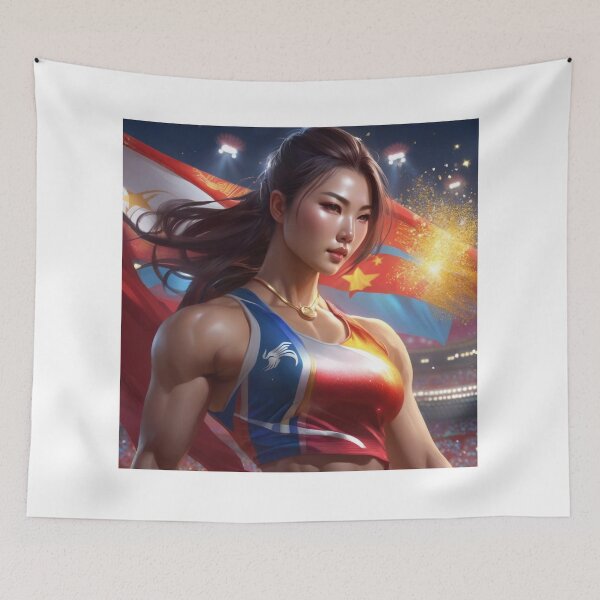 Item preview, Chinese Discus Thrower designed and sold by Toonlympics.