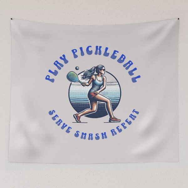 Item preview, Play Pickleball, Serve, Smash, Repeat designed and sold by Katrina Kotlarski.