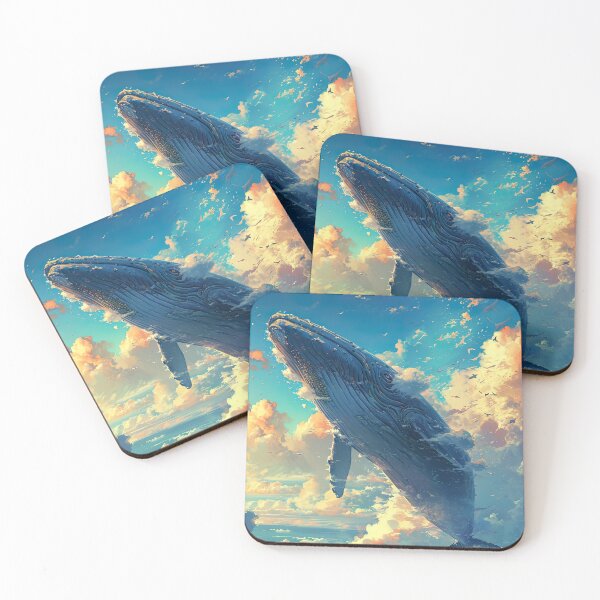 Item preview, flying whale  designed and sold by ururuty.