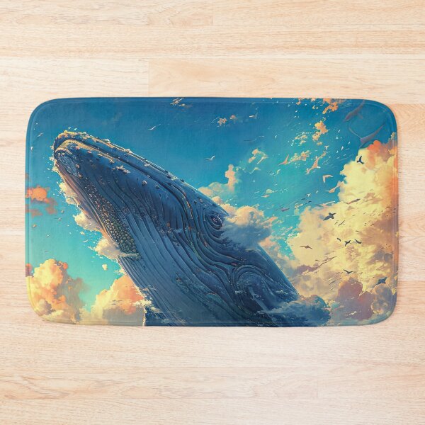 Item preview, flying whale  designed and sold by ururuty.