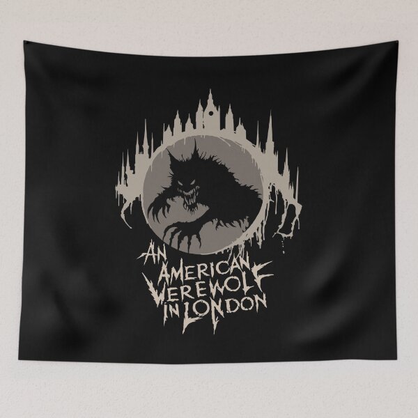 Item preview, An American Werewolf in London gothic white designed and sold by LapinMagnetik.