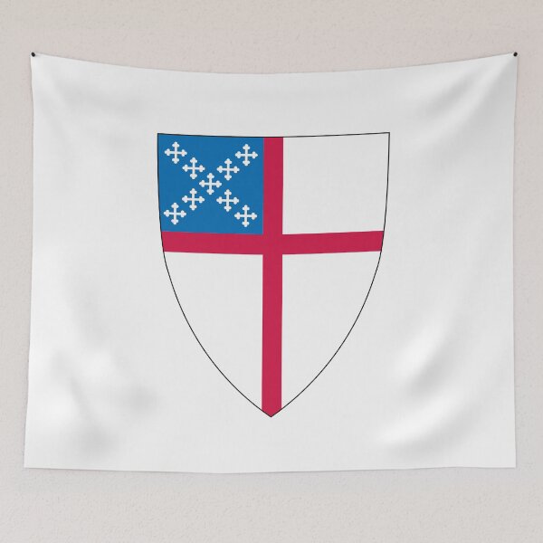 Item preview, Episcopalian Church Shield Logo designed and sold by AmenAmenAmen.