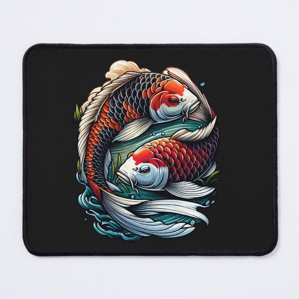 Item preview, Pair of Colorful Koi Fish designed and sold by HippieFarms11.