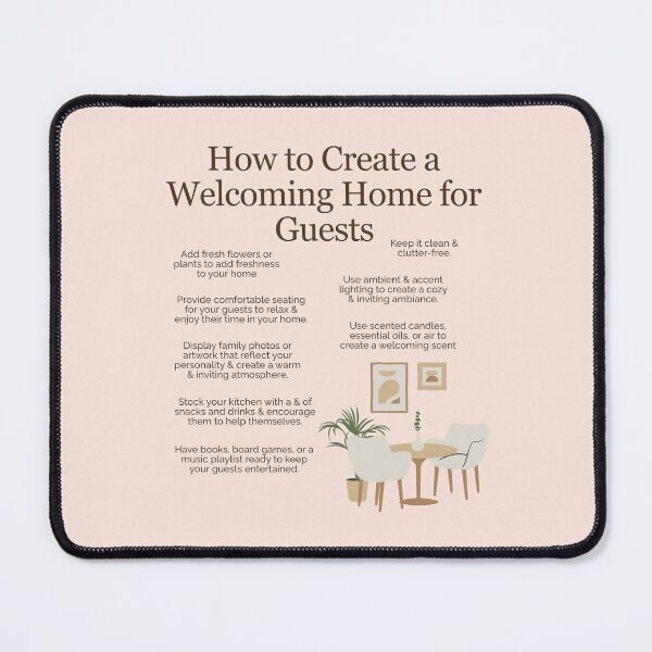 Item preview, How to Create a Welcoming Home for Guests designed and sold by TFHStore.