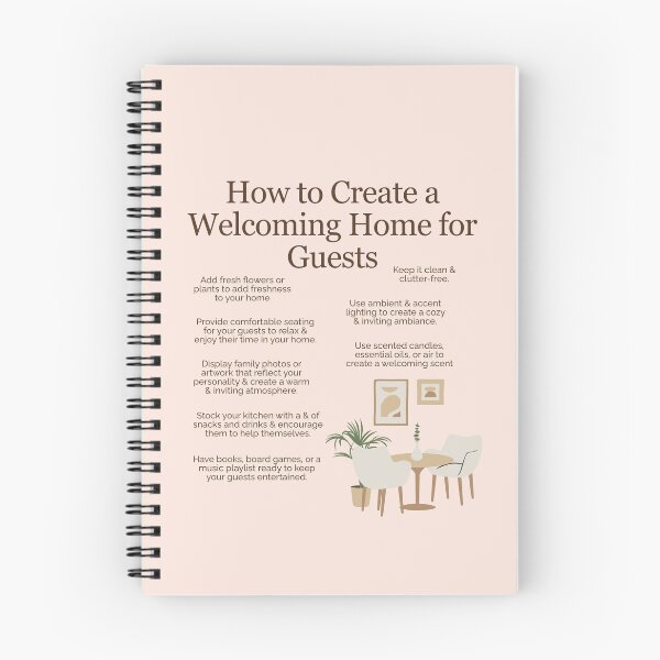 Item preview, How to Create a Welcoming Home for Guests designed and sold by TheFocusedShop.