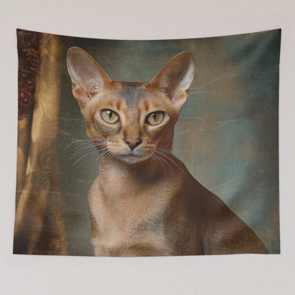 Item preview, Elegant Abyssinian Cat designed and sold by Elisabeth Lucas.