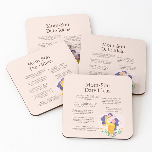 Item preview, Mom and Son Date Ideas designed and sold by TFHStore.