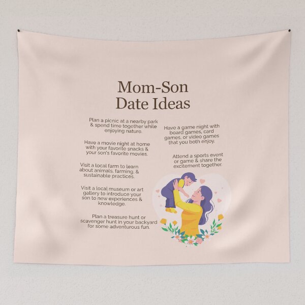 Item preview, Mom and Son Date Ideas designed and sold by TFHStore.