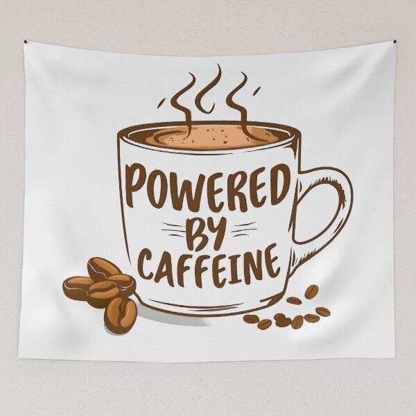 Item preview, Caffeine Powered, Coffee Aroma, Coffee beans designed and sold by TrueArtVibes.