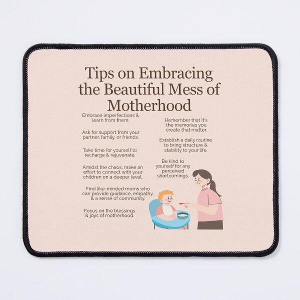 Item preview, Tips on Embracing the Beautiful Mess of Motherhood designed and sold by TheFocusedShop.