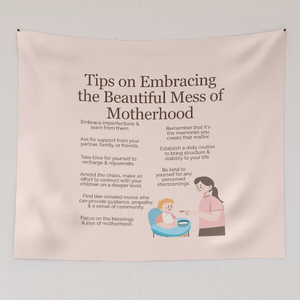 Item preview, Tips on Embracing the Beautiful Mess of Motherhood designed and sold by TFHStore.