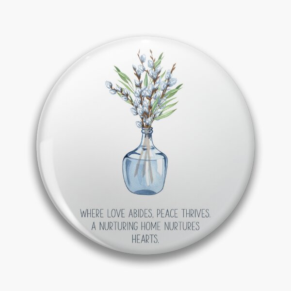 Item preview, Where love abides, peace thrives.  A nurturing home nurtures hearts. designed and sold by TFHStore.