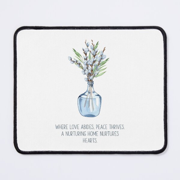 Item preview, Where love abides, peace thrives. A nurturing home nurtures hearts. designed and sold by TFHStore.