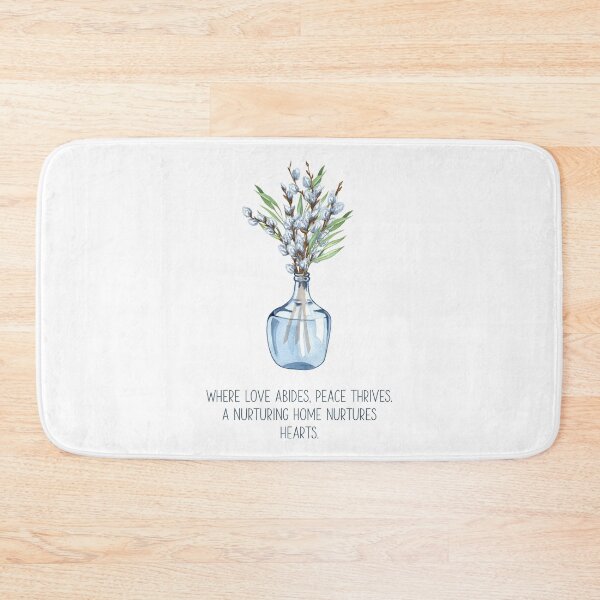 Item preview, Where love abides, peace thrives.  A nurturing home nurtures hearts. designed and sold by TheFocusedShop.